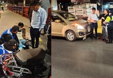 Arequipa: Moto eléctrica choca con auto y deja herido a joven de 20 años