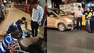 Arequipa: Moto eléctrica choca con auto y deja herido a joven de 20 años