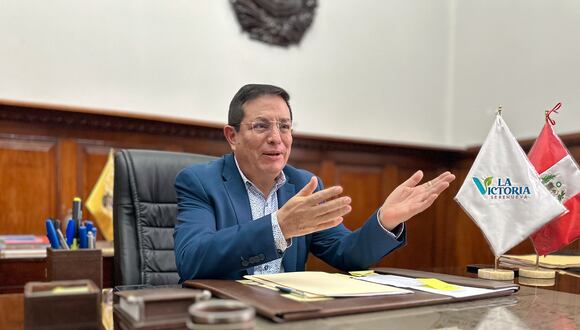 Alcalde de La Victoria, Rubén Cano, reconoce que el municipio está endeudado. (Foto: GEC)