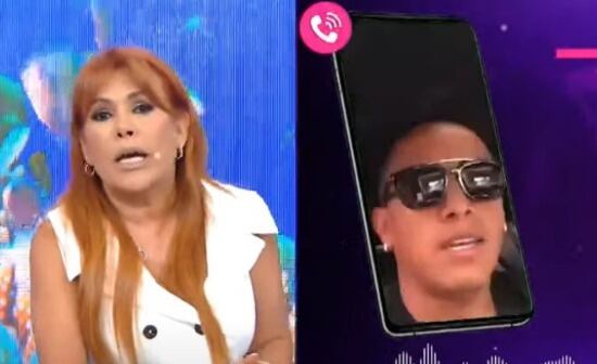 Christian Cueva y Magaly.