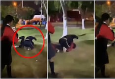 Pisco: estudiantes del colegio Bandera del Perú protagonizan brutal pelea en parque