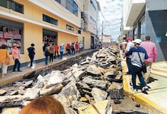 Trabajos de drenaje pluvial en el centro histórico de piura reporta retraso
