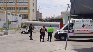 Tacna. Auxilian a agente herido por balazo en sede PNP