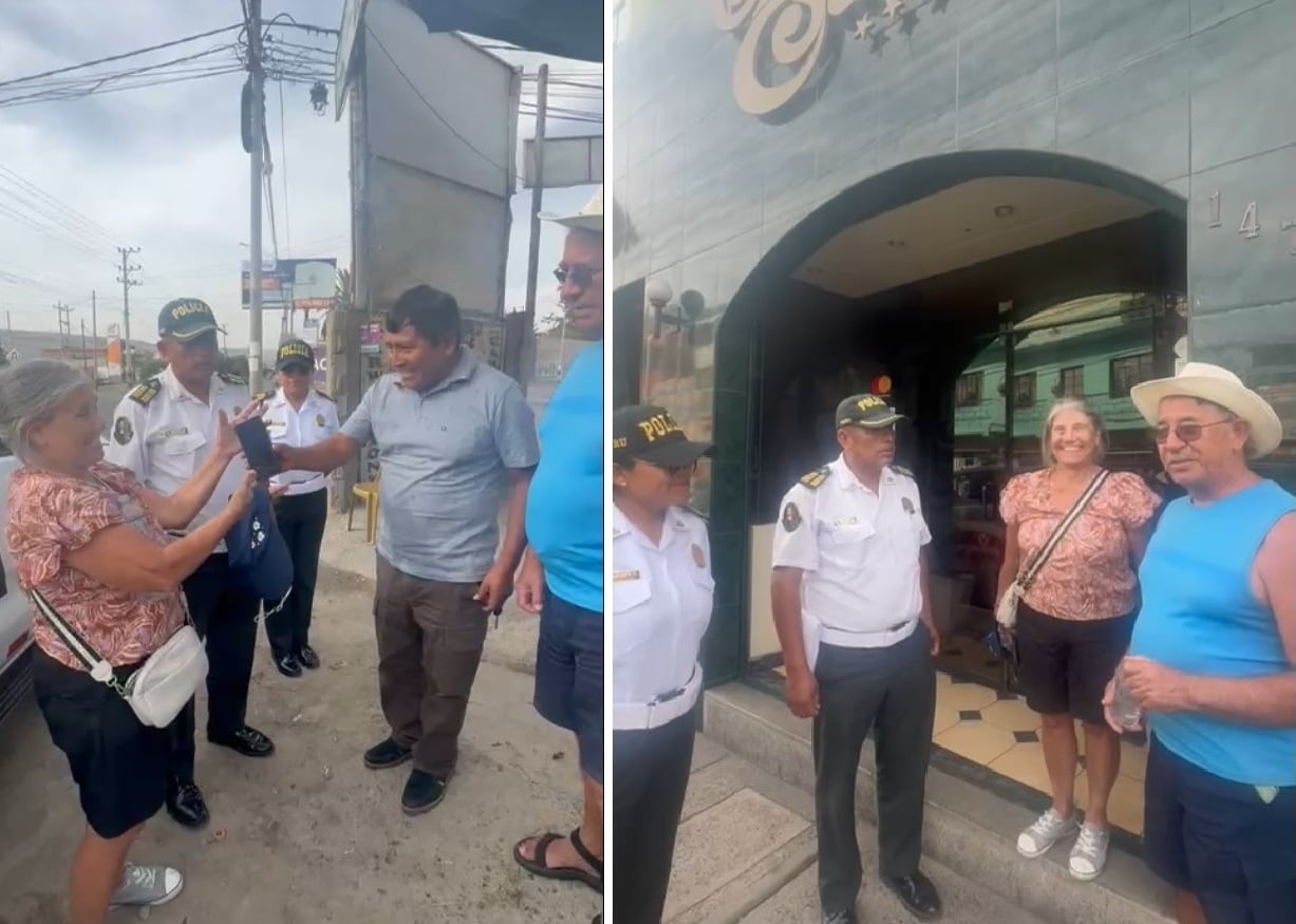 Final feliz de una pareja de turistas que había extraviado un celular tras abordar un taxi