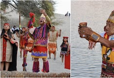 Ica: realizan ofrenda espiritual a la Pachamama en la laguna de Huacachina
