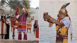 Ica: realizan ofrenda espiritual a la Pachamama en la laguna de Huacachina