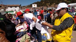 Municipalidad de Lima entrega 4 toneladas de ropa de abrigo en Cusco