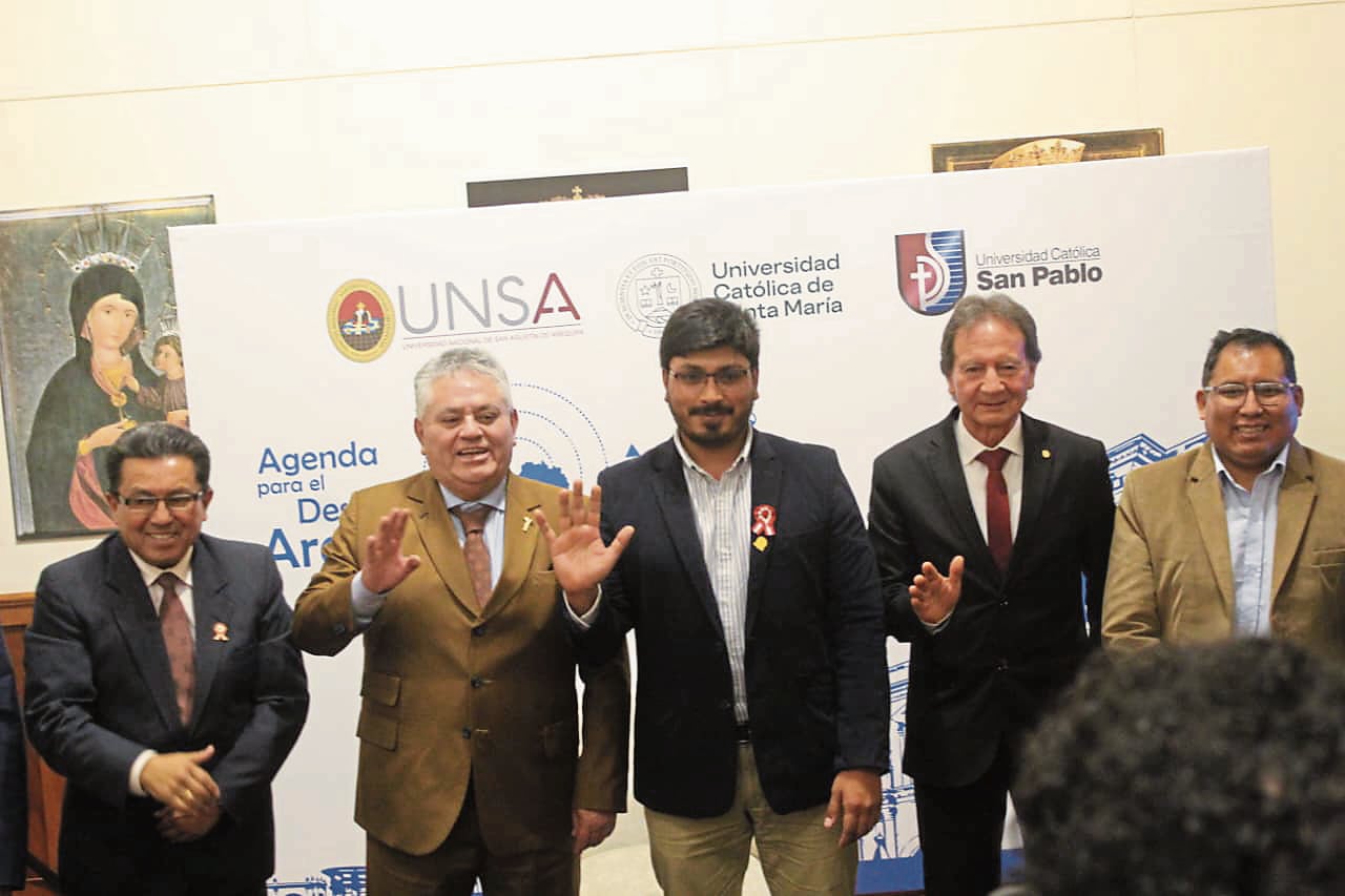 Trabajo conjunto con las universidades de Arequipa. (Foto: Álvaro Figueroa/@photo.gec)