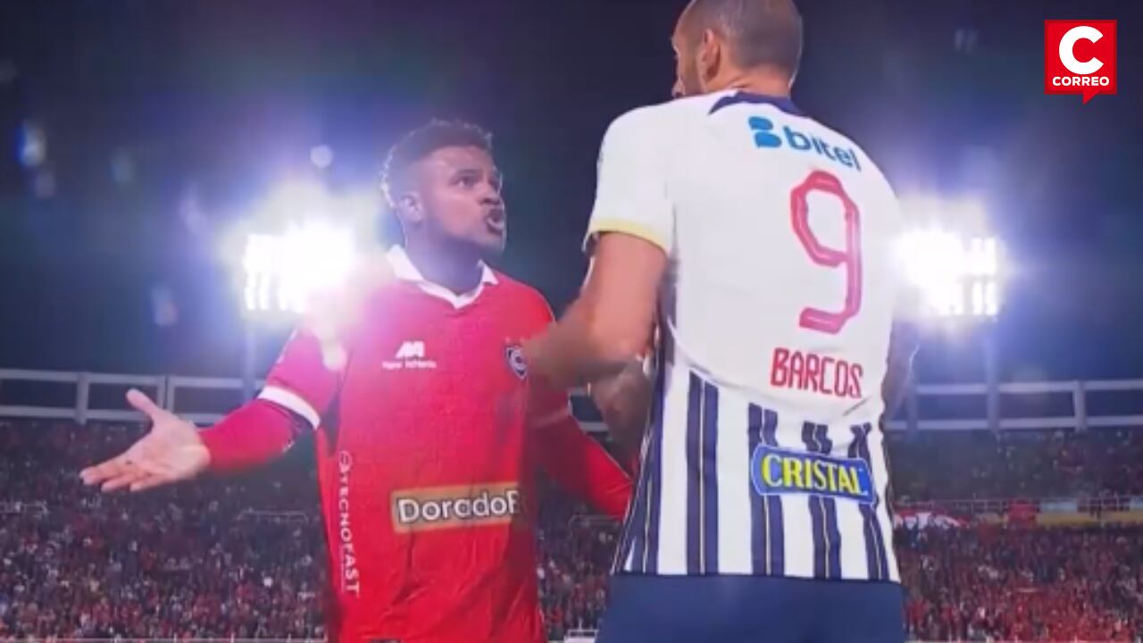 Aldair Rodríguez tuvo un fuerte intercambio de palabras con Hernán Barcos