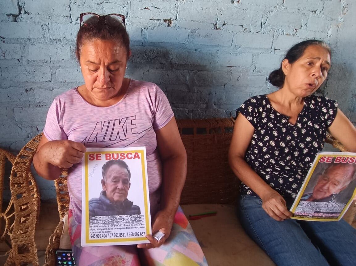 Sus hijas lloran al no tener ningún paradero del hombre desde el pasado 3 de marzo de 2022