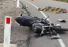 Satipo: muere en accidente de moto luego de haber vendido sus chupetes