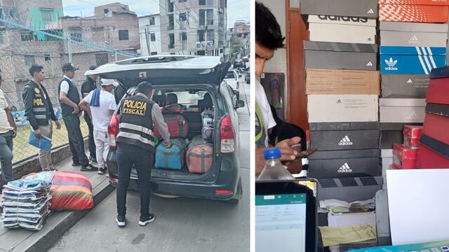Policía fiscal incauta zapatillas de contrabando valorizadas en más de 24 mil soles en Ayacucho