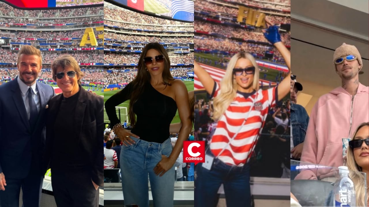 Mundial 2026: estas son las celebridades que disfrutan de la Copa del Mundo desde las tribunas. Composición: Diario Correo.