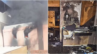 Ica: voraz incendio deja calcinada toda una vivienda en la urbanización Llaxta