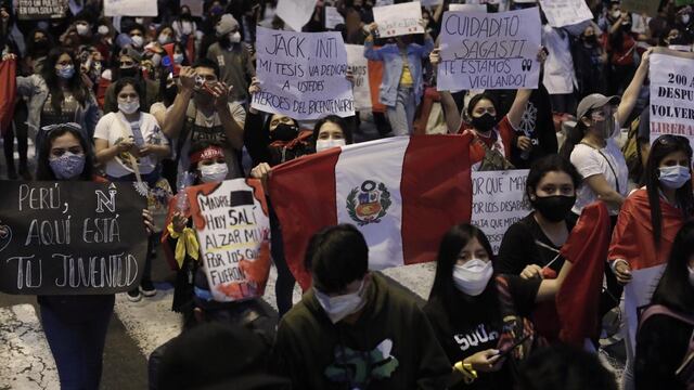 3ra Marcha Nacional: manifestantes llegaron al frontis del Congreso de la República (FOTOS)