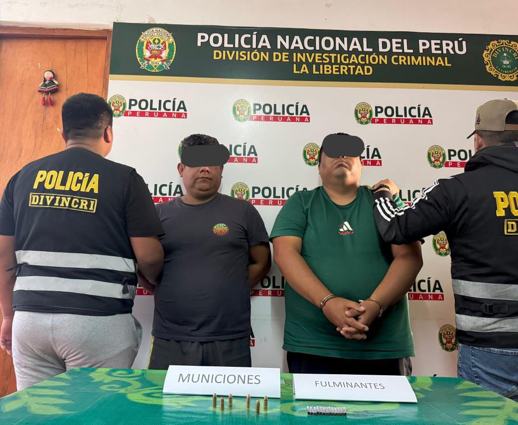 La Policía los intervino en el distrito de El Porvenir. Uno tiene antecedentes por extorsión, robo y sicariato, mientras que el otro integraría la banda “Pulpos NJ”.