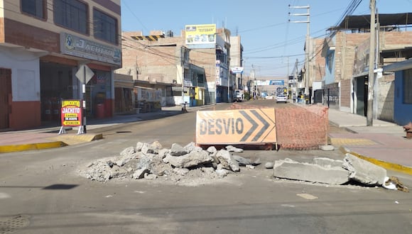 Hallan presuntas deficiencias en el asfaltado de la avenida Basadre y Forero. (Foto: GEC)