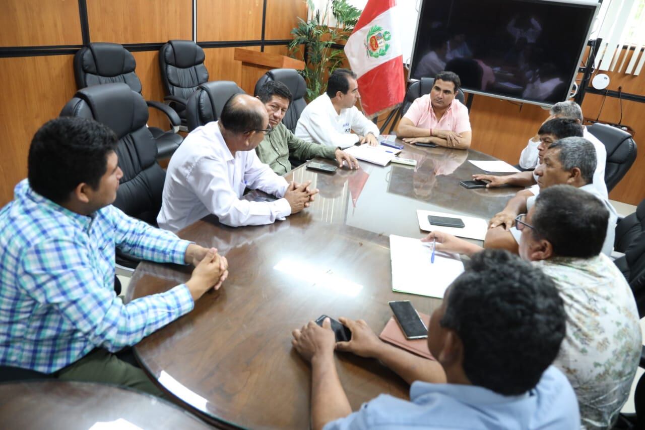 Juntas de Usuarios se reunió con gobernador regional de Piura, Luis Neyra León