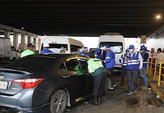 Sutran interviene vehículos por transporte irregular de pasajeros en puntos críticos de Lima