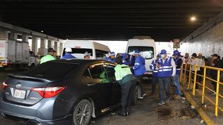 Sutran interviene vehículos por transporte irregular de pasajeros en puntos críticos de Lima