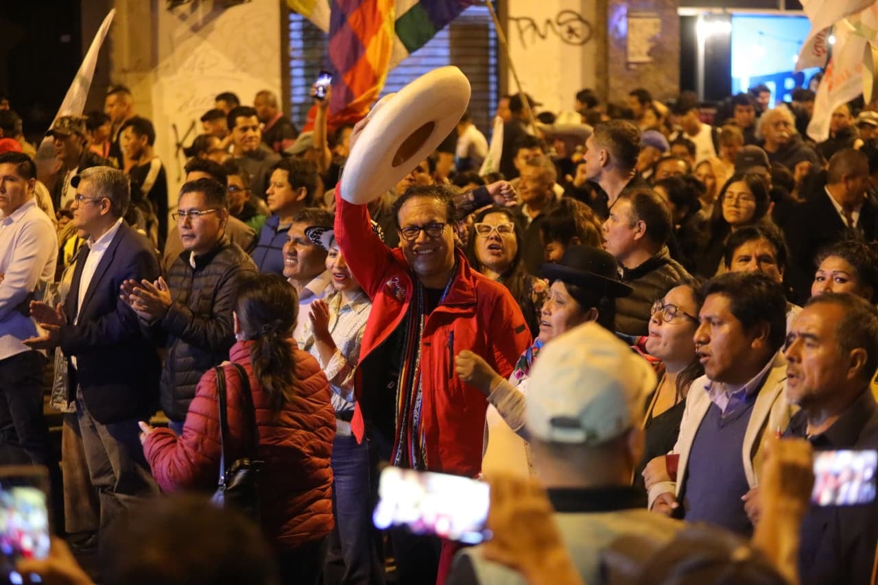 Roberto Sánchez anuncia marchas en Lima y regiones durante Fiestas Patrias. Foto: GEC.