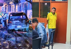 Arequipa: Detienen a hombre implicado en la quema de dos autos y un restaurante en Miraflores