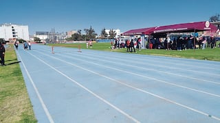 Estadio Umacollo en Arequipa: Trabajos de mantenimiento en la pista atlética pendientes