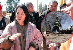 Keiko Fujimori sobre tragedia aérea en Nasca: “Se está evaluando la suspensión temporal del aeropuerto de Pisco”