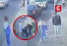 Escolar se desmaya tras violento asalto en San Martín de Porres (VIDEO)