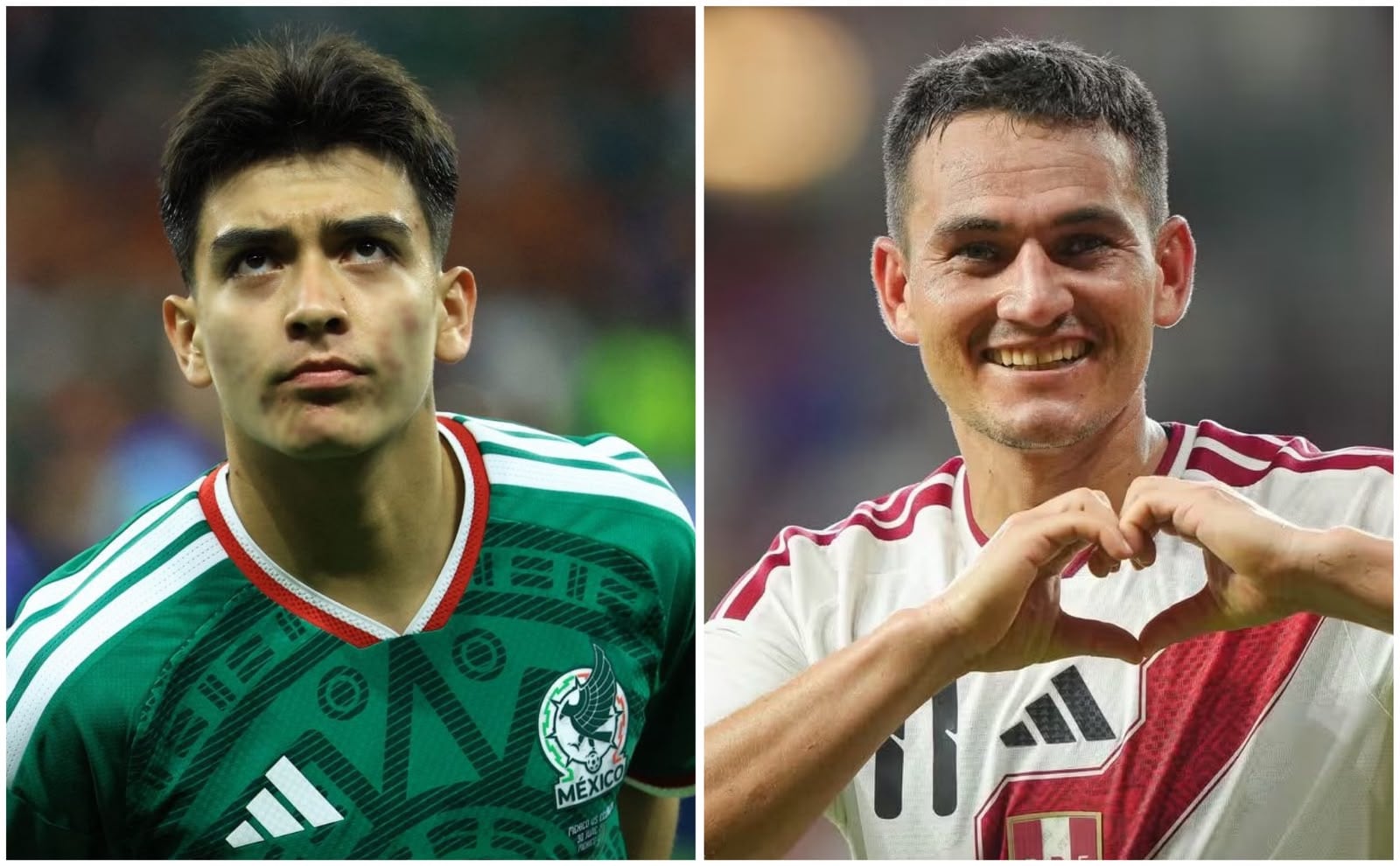 Perú enfrenta a México en su segundo amistoso de la gira por Norteamérica. (Foto: Composición Correo)