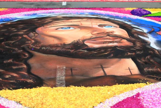 Lima celebró concurso de alfombras florales por Semana Santa (Fotos: César Bueno/GEC)