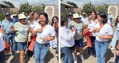 Keiko Fujimori llega a Arequipa y promete Majes Siguas II (VIDEO)