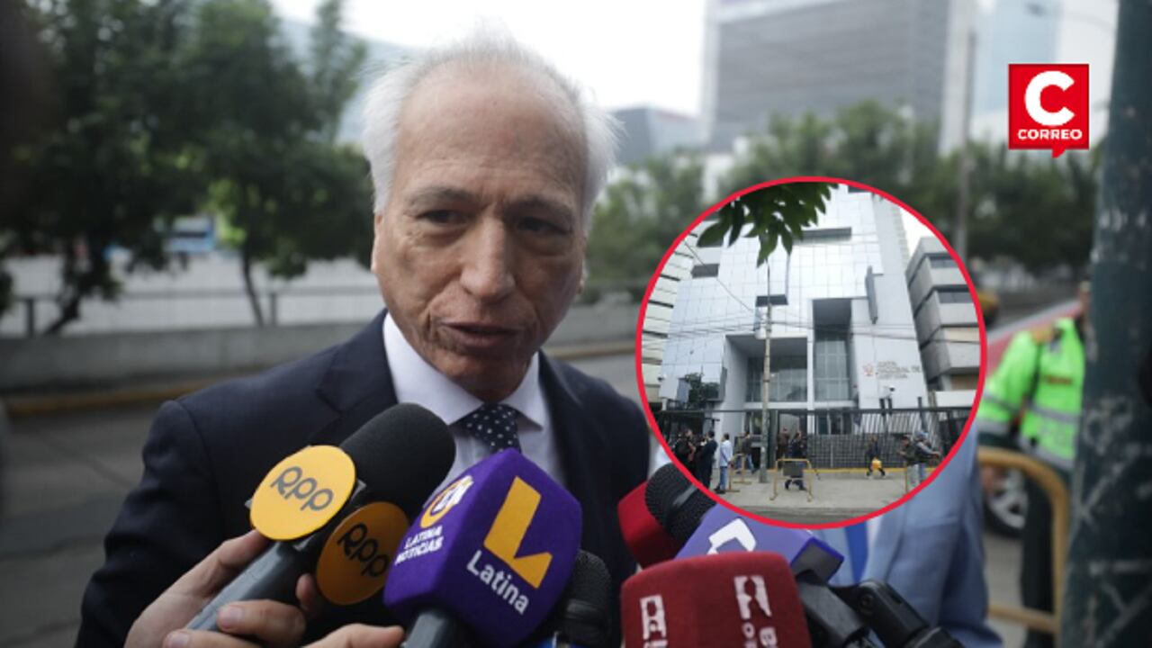 "Me permito humildemente decirle más bien a la ciudadanía que siempre prevalecerá el estado de derecho”, dijo Aldo Vásquez. (Fotos: Britanie Arroyo/ @photo.gec)