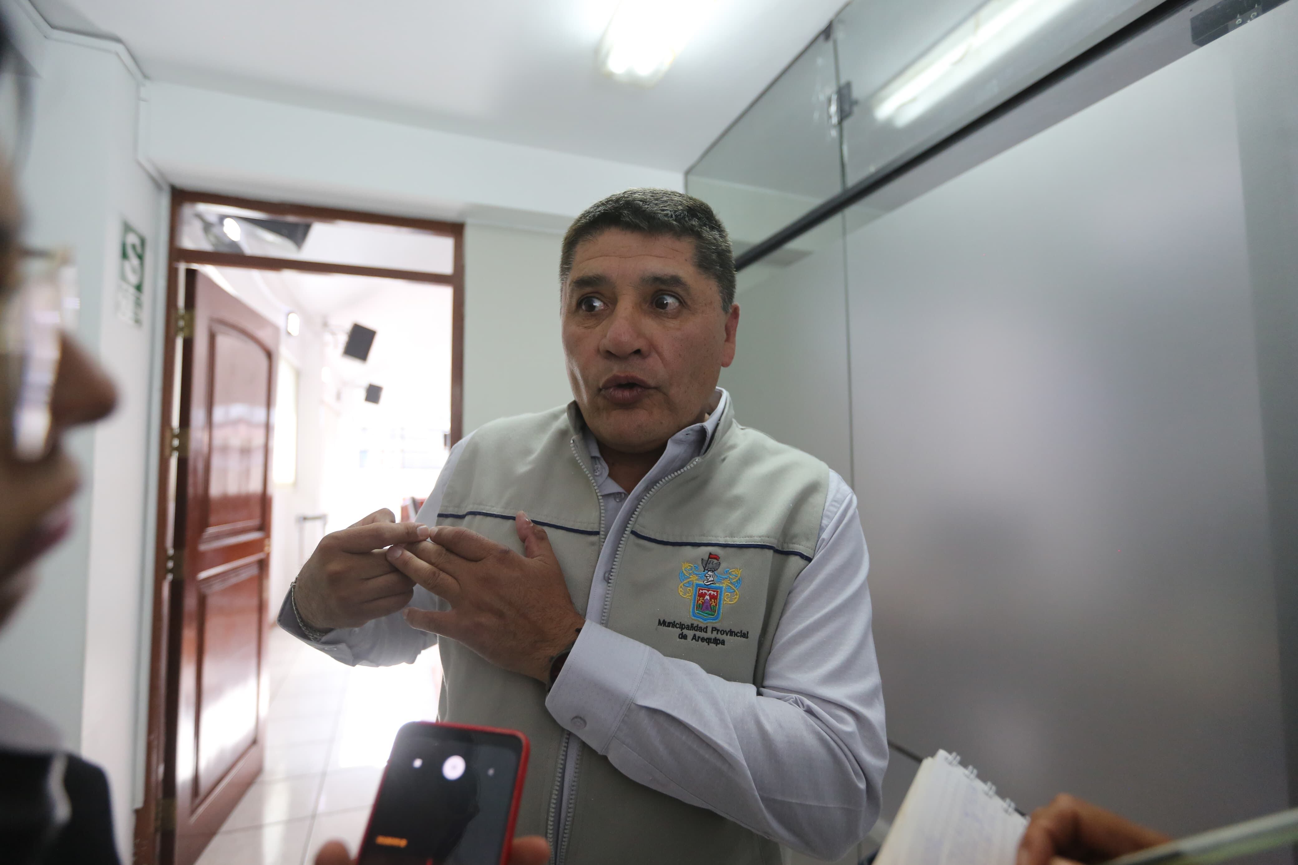 Víctor Hugo Rivera,. alcalde de la provincia de Arequipa. Foto: GEC