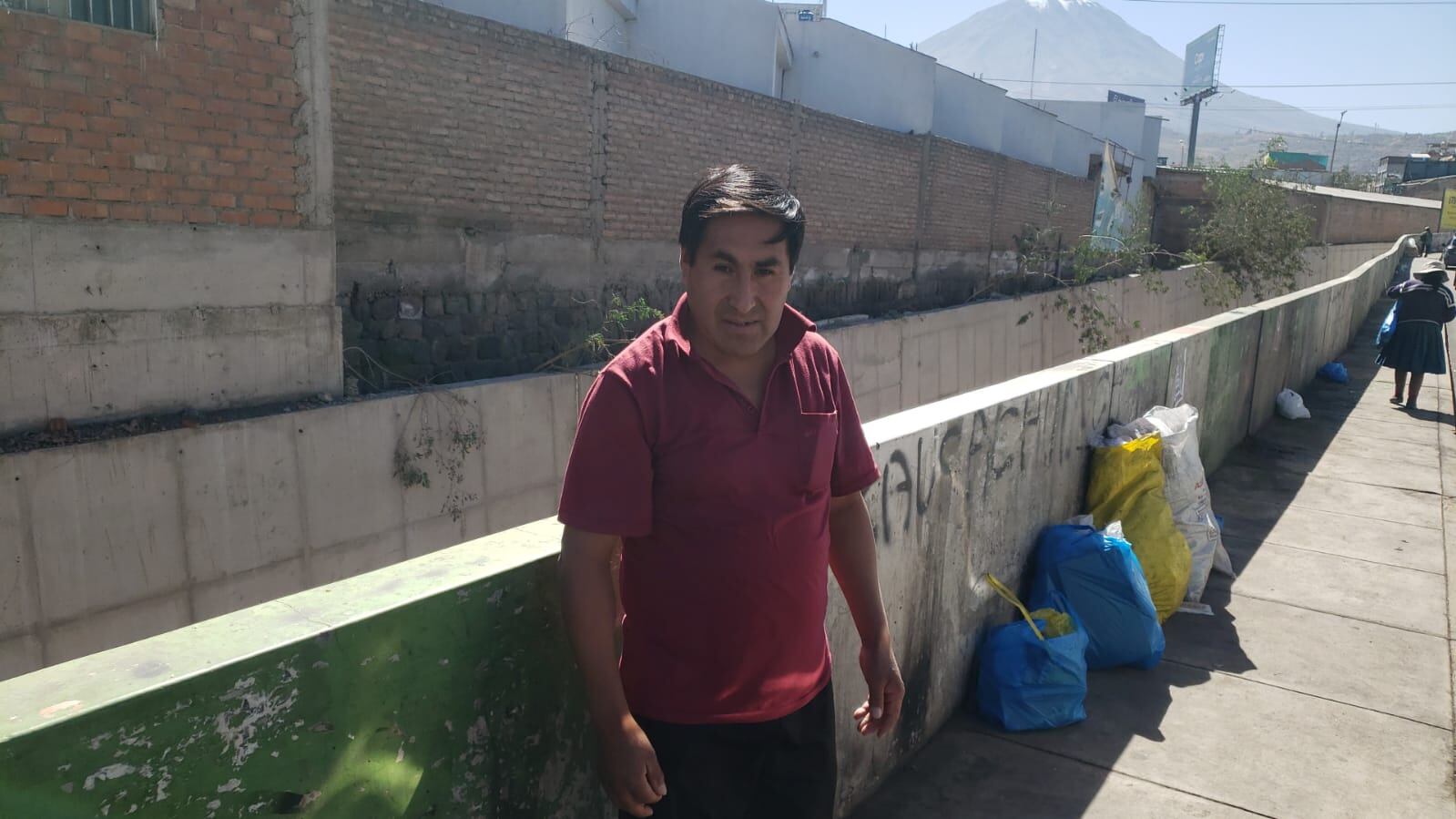 Marcos Bustinza, delegado de la asociación, pide mayor presencia policial. (Foto: GEC)