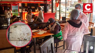 Hallan cucarachas y verduras en descomposición en chifa del centro de Huancayo