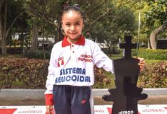 Niña de 6 años se corona como tricampeona nacional de ajedrez