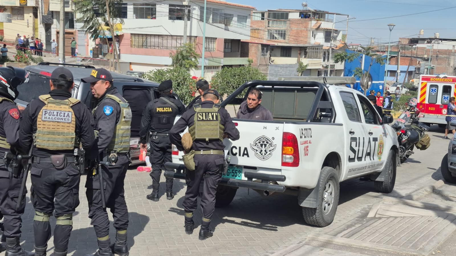 Persecución policial con disparos en Arequipa acaba con un detenido en Miguel Grau de Paucarpata (Foto: Pedro Torres/@photo.gec)