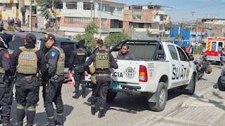 Persecución policial con disparos en Arequipa acaba con un detenido y dos heridos (VIDEO)
