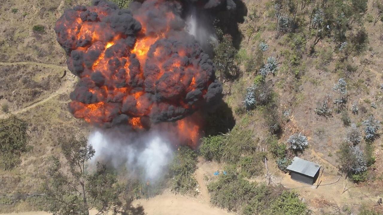 Operativo se ejecutó en el sector Marleny, en el distrito de Pataz.