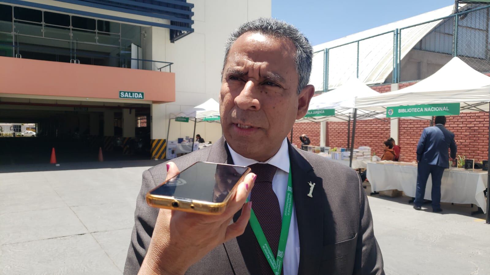 Presidente del TC en Arequipa (Foto: Omar Cruz)