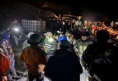 Rescatan a 10 mineros atrapados tras derrumbe en socavón de Quiruvilca, La Libertad