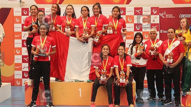 Oro para Perú en el voleibol y plata en el básquet damas (FOTOS)