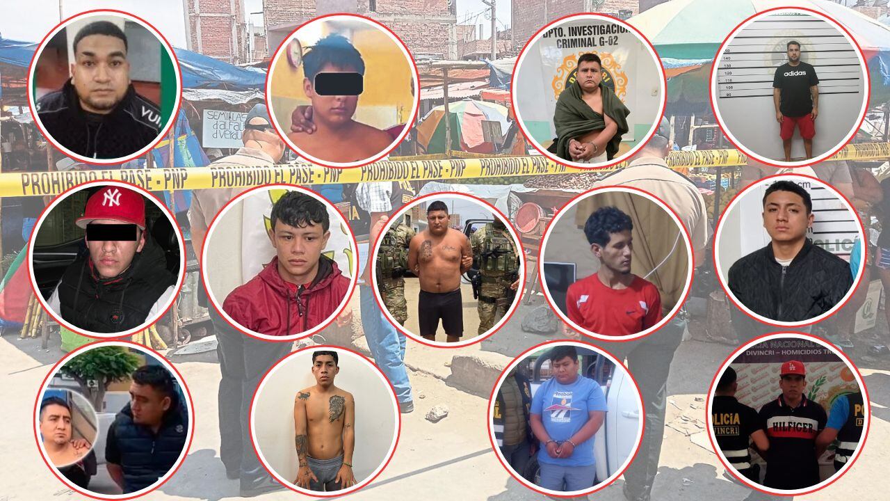 La Policía los vincula a crímenes ocurridos en Trujillo. Entre los capturados están alias “Negrasho”, “Erre” y “Gordasho”, investigados por 17, 16 y 14 homicidios, respectivamente. También hay extranjeros y un menor de edad que integraría la organización criminal “Los Pulpos” y estaría acusado de siete muertes.