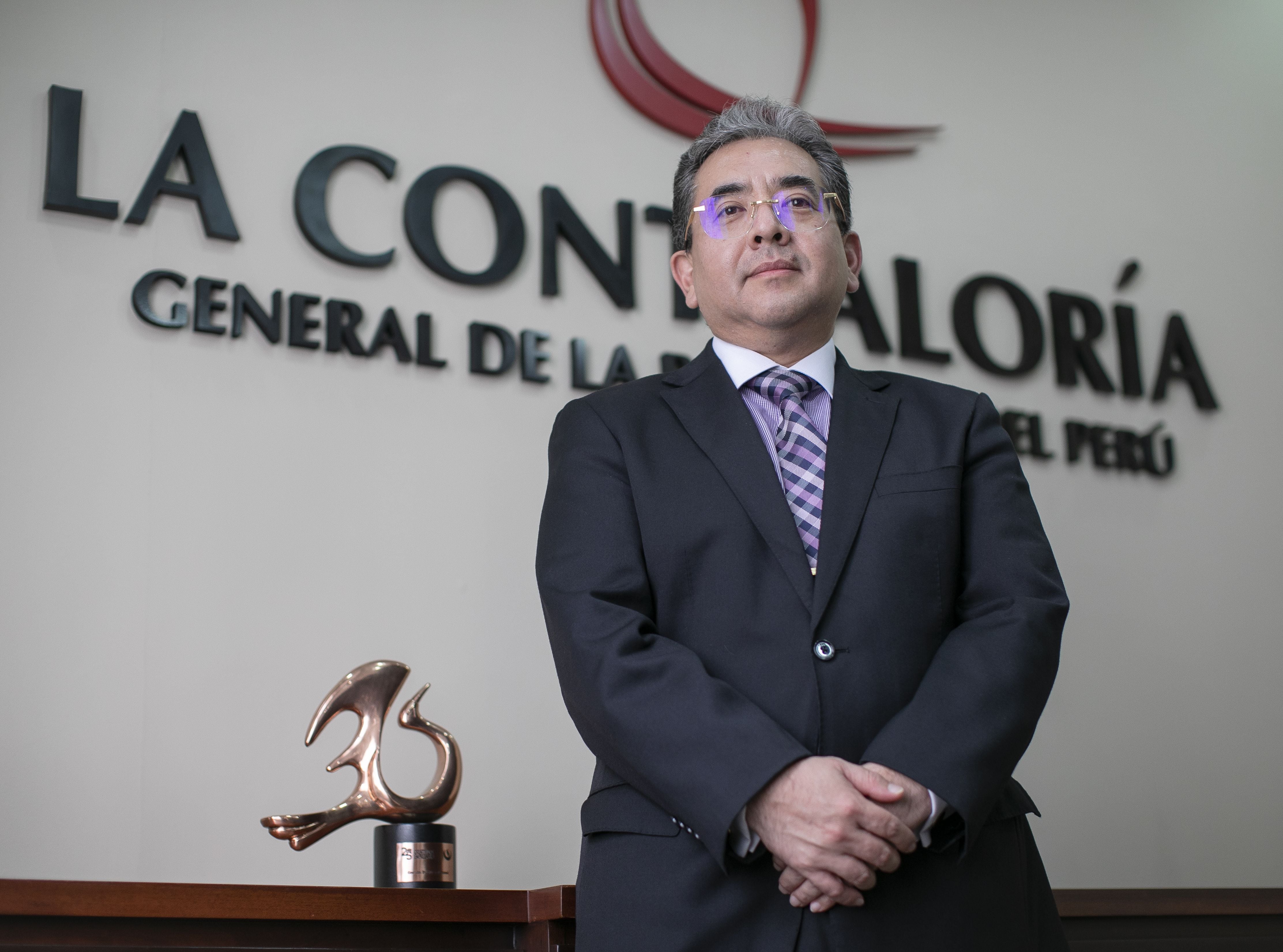 Nelson Shack, contralor general de la República.. Foto: GEC / Julio Reaños