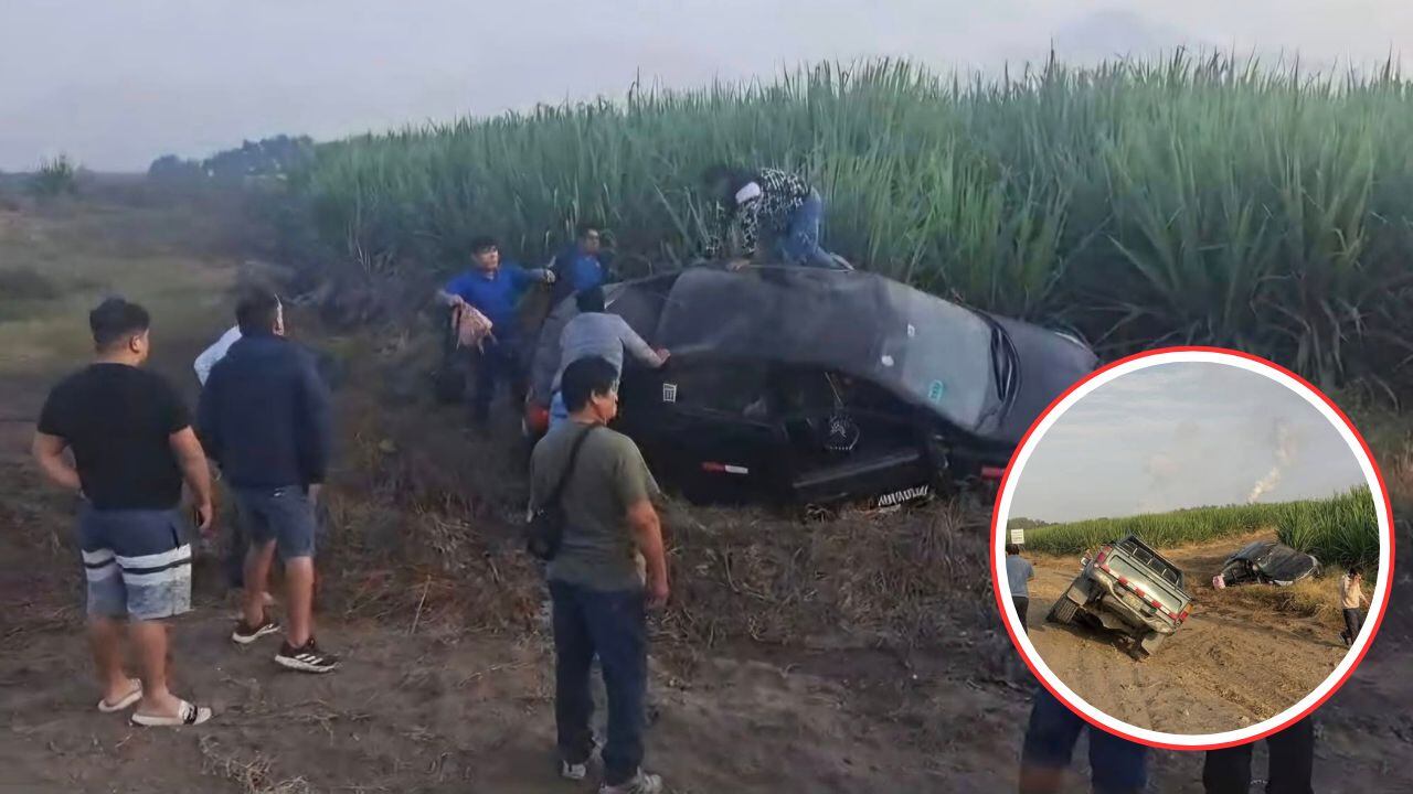 Se registró en la carretera Industrial, donde una camioneta y un taxi chocaron violentamente.