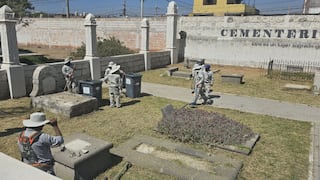 Limpieza y desratización en el cementerio La Apacheta por el Día de la Madre (VIDEO)