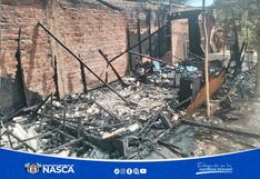 Nasca: voraz incendio arrasó con tres viviendas y deja a familias en la calle