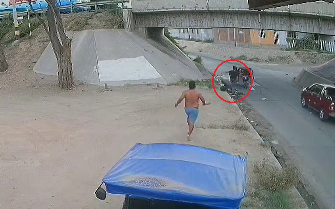 Había estado robando con otro sujeto unas herramientas en el frontis de una distribuidora de gas