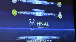 Champions League: Así serán las semifinales
